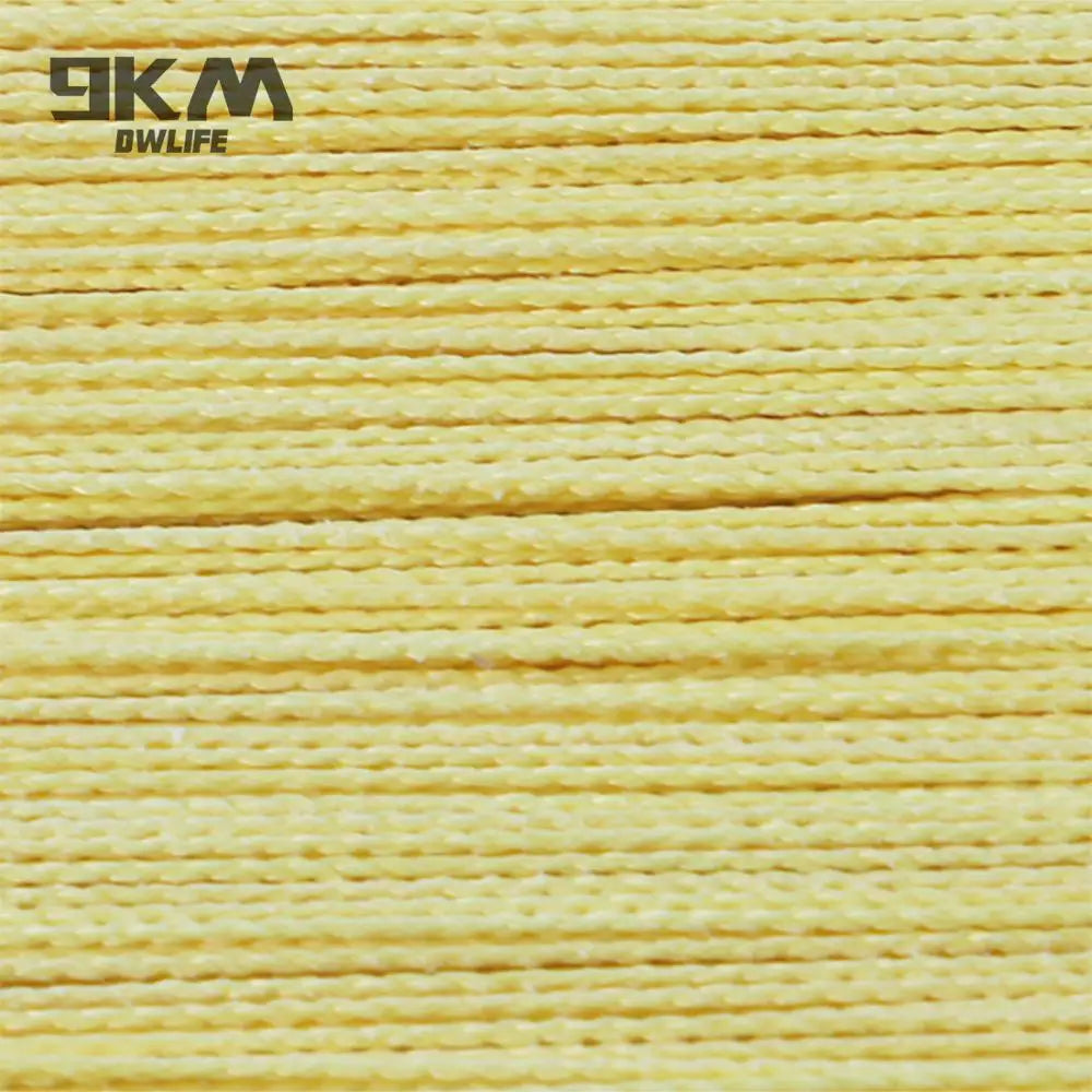 100lb Braided Kevlar Line: Kite Fishing Cord, High Strength, Heat Resistance, Outdoor Camping, Backpacking Rope. Multiple Lengths.