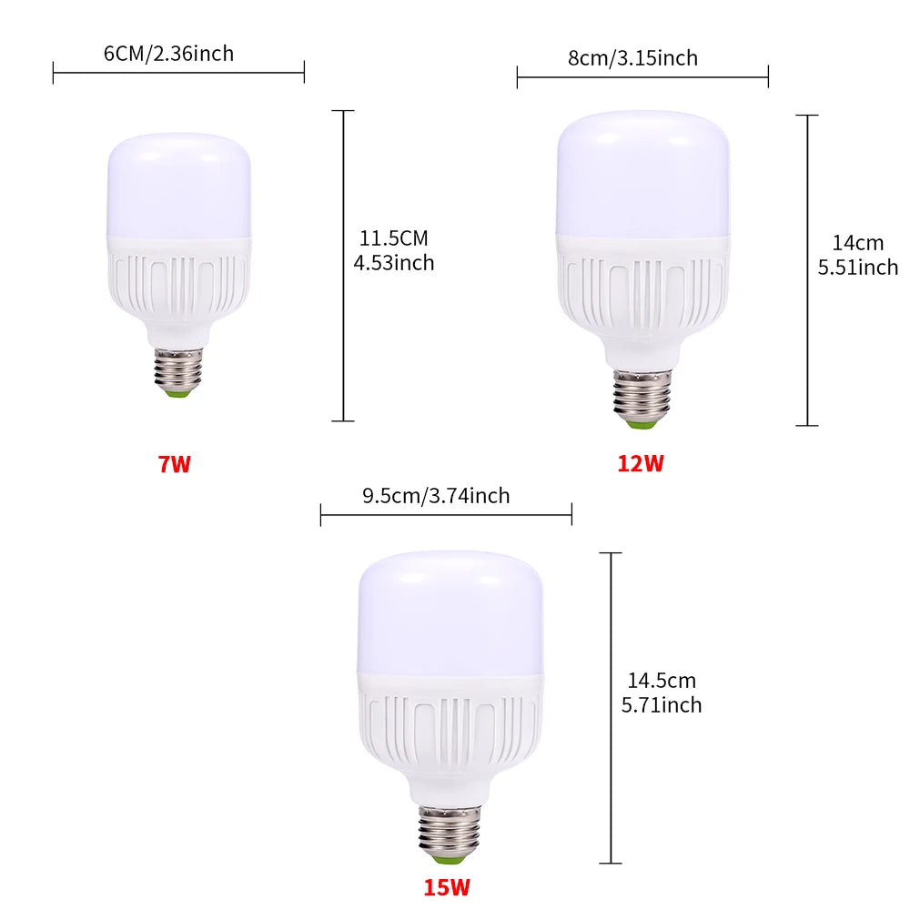 LED Radar Sensor Bulb:  9W 12W 15W Auto Sensing, Motion / Sound,  Auto On in Any Dark Space, Warm White or DayLight, E27 (US) / B22  ( EU) Base.