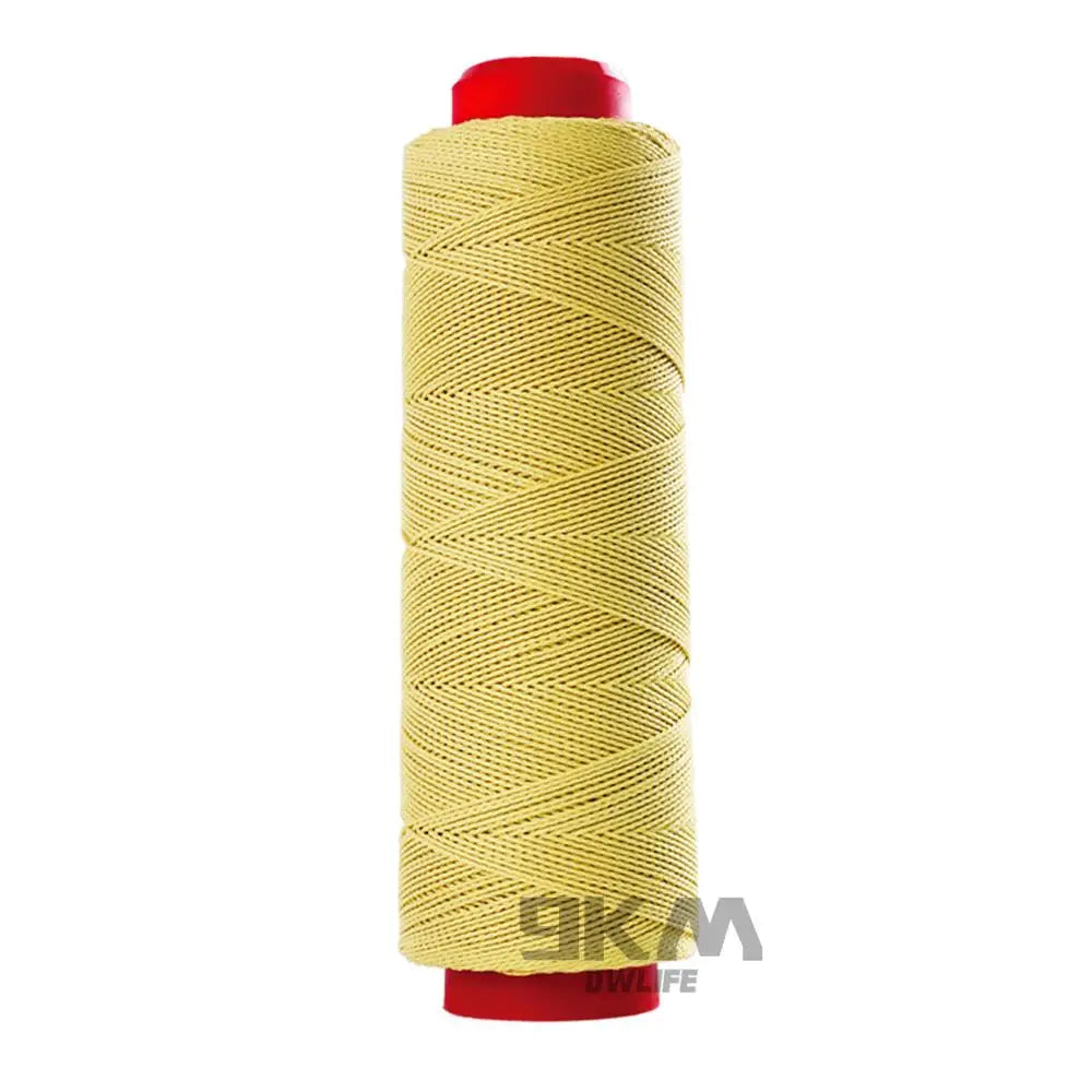 100lb Braided Kevlar Line: Kite Fishing Cord, High Strength, Heat Resistance, Outdoor Camping, Backpacking Rope. Multiple Lengths.