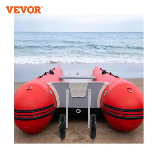 Small Boat/Tender Beaching Wheels: 600 LBS Load Capacity Inflatable Rubber Tires. Launching and Beaching Aid.