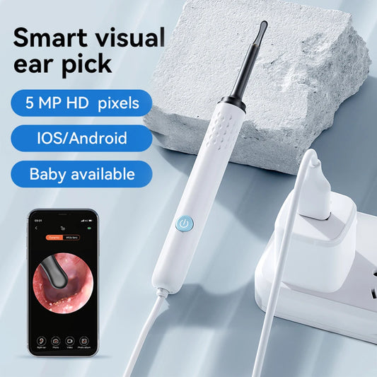 3.5mm Intelligent Visual Ear Pick: Portable Ear Cleaning Tool, Luminous Endoscope, HD Otoscope Ear Picking Spoon, Ear Wax Cleaner