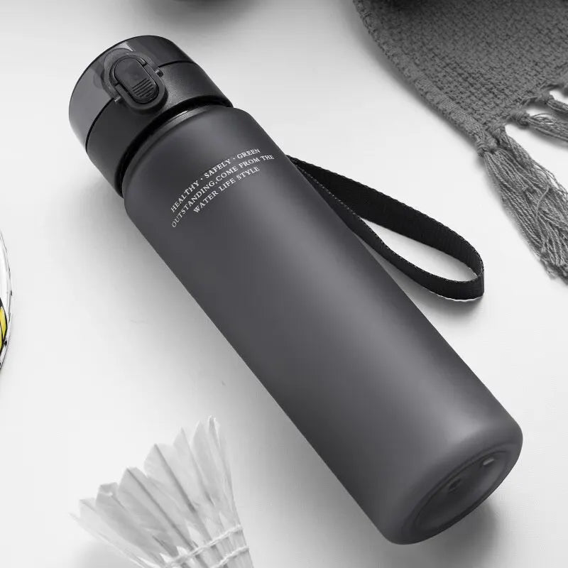 BPA Free Leak Proof Sports Water Bottle: High Quality 400ml or 560ml Capacity, Flip Top, Flo-Control Valve Design.