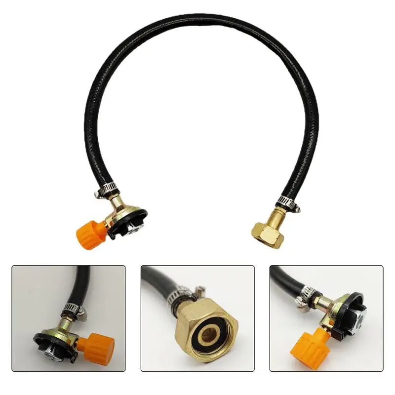 Propane Refill Adapter Hose Camping Gas Stove Propane Refill Adapter Gas Adapter Connection Hose  Cassette Cylinder Valve Hose