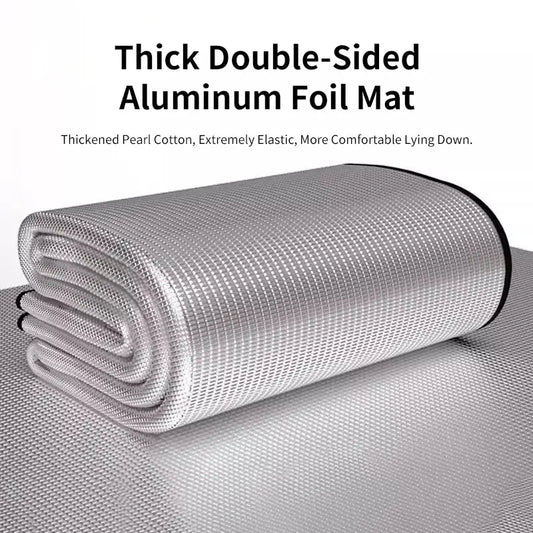 Padded Ground Mat: Waterproof, Padded (1/16"), 6.5'x6.5' Soft Waterproof Ground Mat For Camping, Beach, Picnic. Thickened Mat, Moisture-proof .