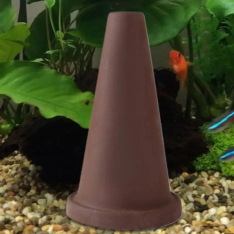 Clay Pottery Breeding Cone, Spawning Barrel, Fish Tank Ornament, Hideaway Fish Tank Decoration.