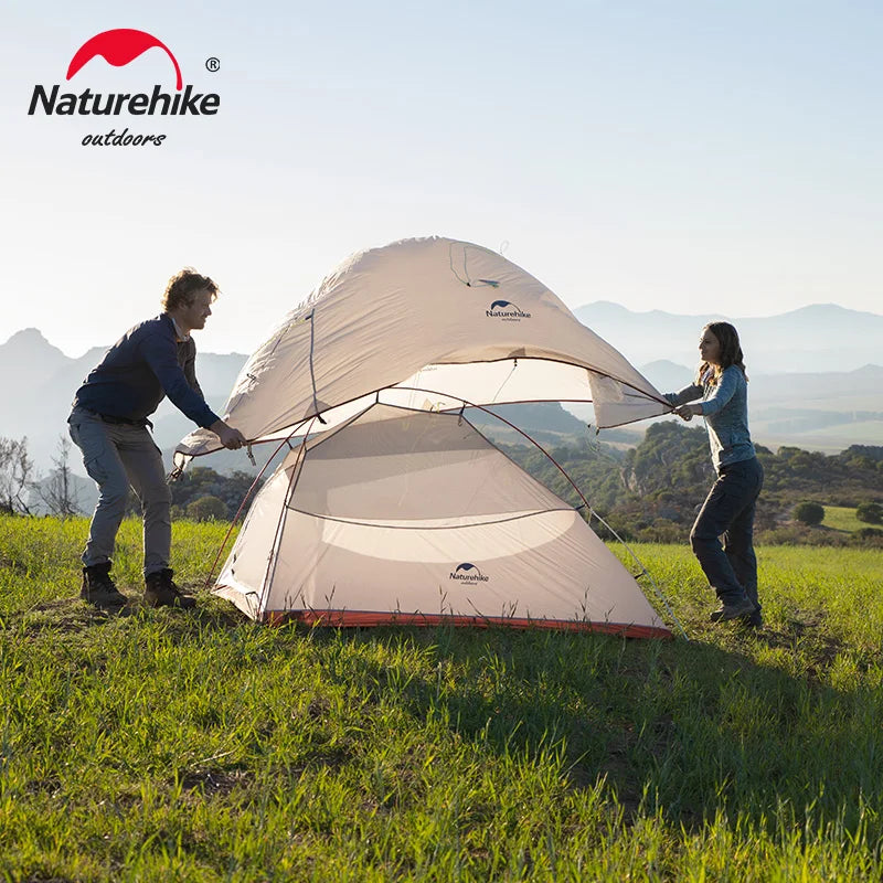 Naturehike 1 2 3 Person Ultralight 20D Camping /Hiking / Backpacking / Cycling Tent