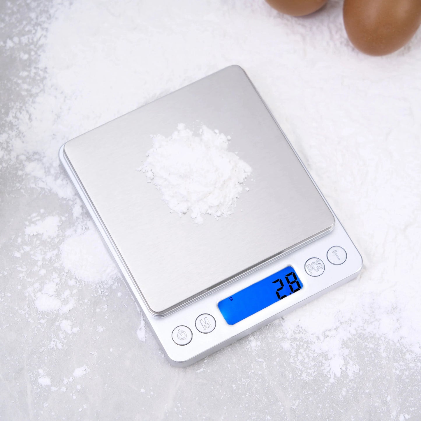 Digital Kitchen Scale : 3000g/ 0.1g, Small Jewelry, Food, Digital Weight Gram and Oz with LCD/ Tare