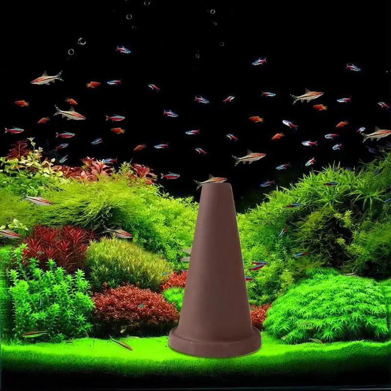 Clay Pottery Breeding Cone, Spawning Barrel, Fish Tank Ornament, Hideaway Fish Tank Decoration.