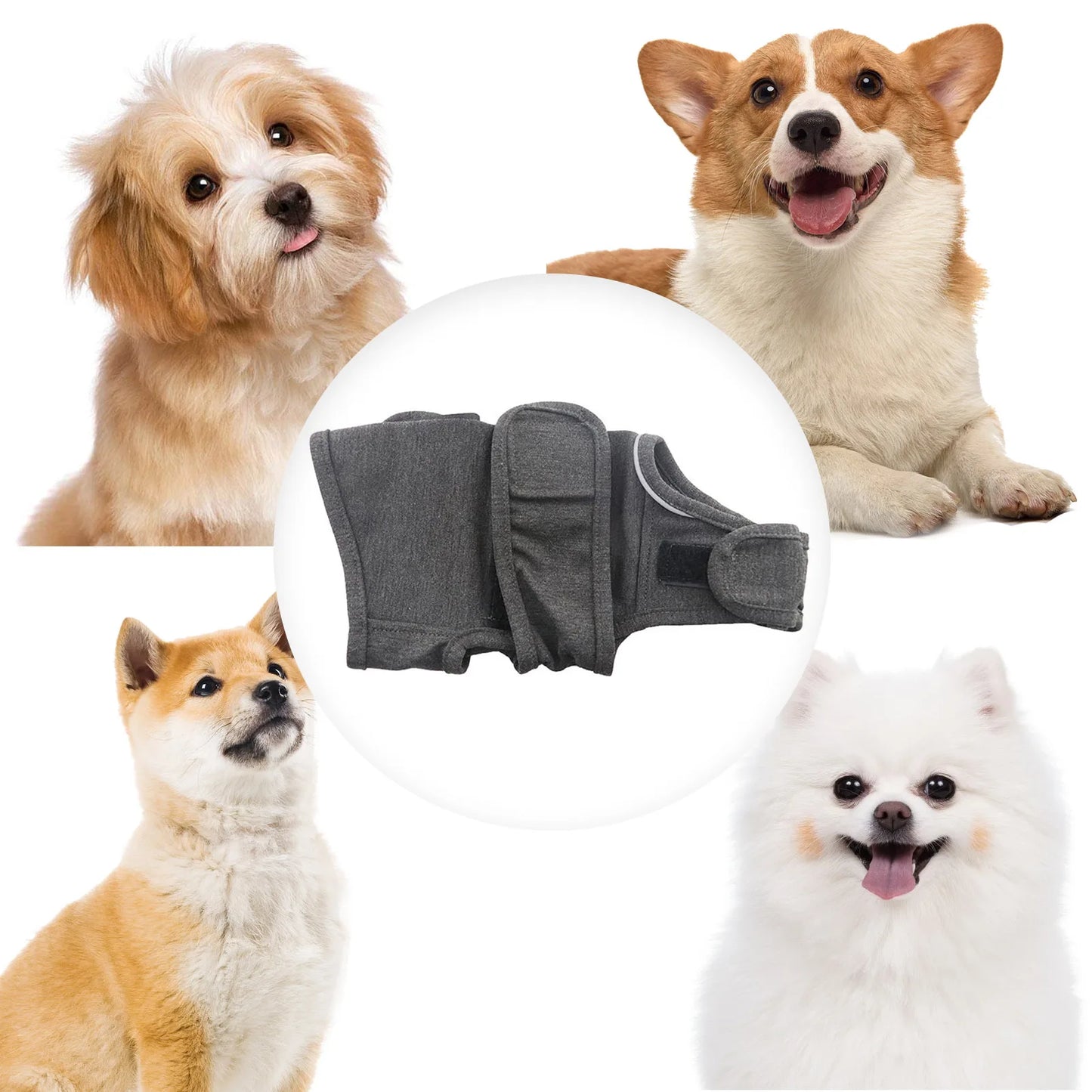 THUNDER JACKET: Classic Dog Anxiety Jacket, Breathable Dog Calming Vest For Anxiety Stress Relief