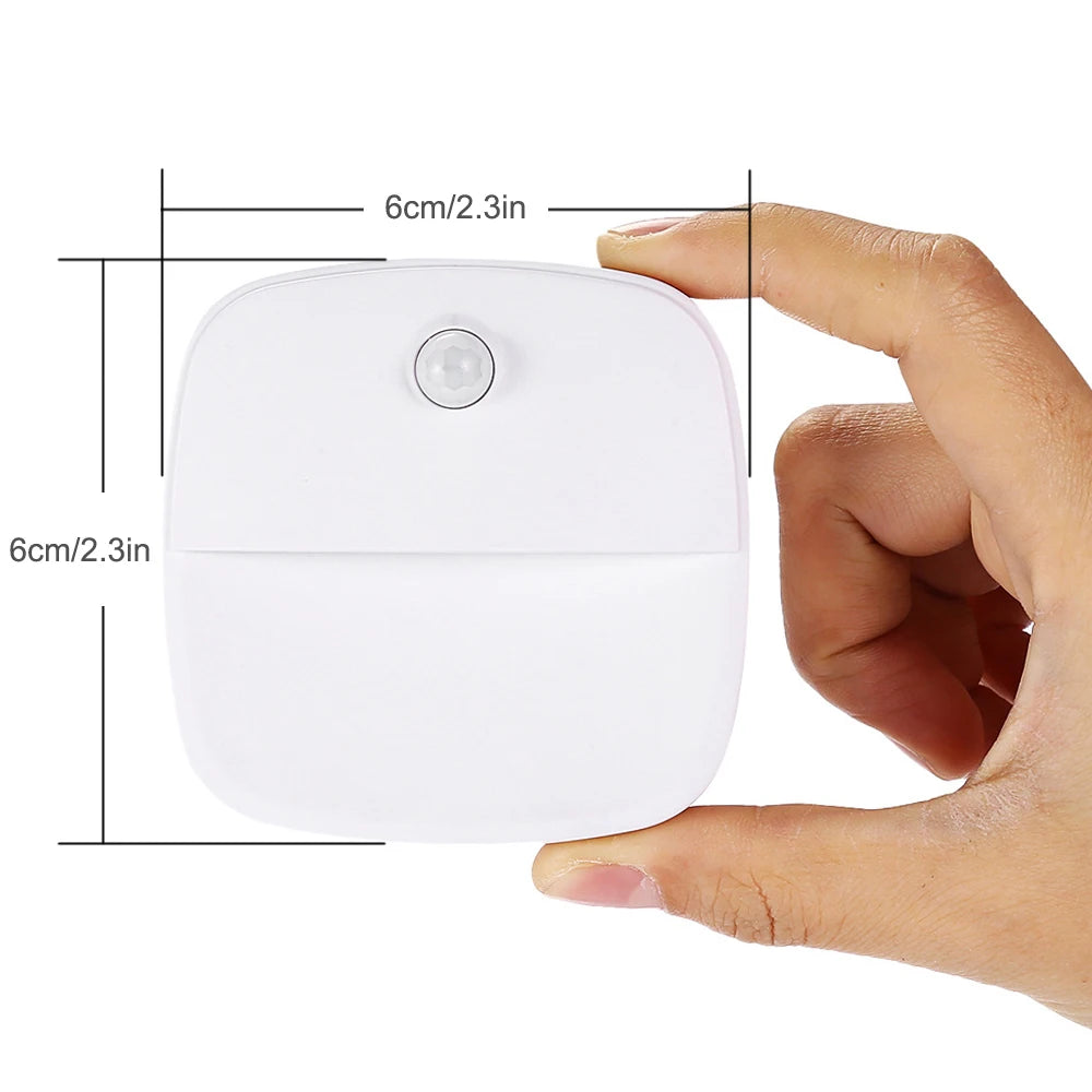 LED Night Light :  Auto Dusk to Dawn Motion Sensor, All Area Indoor Nighttime Safety Lighting .