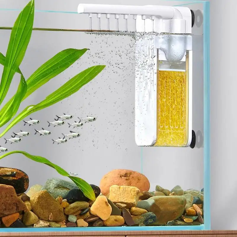 Multi-Function Small Tank Aquarium Pump : Long-Lasting Filtration & Water Oxygenation