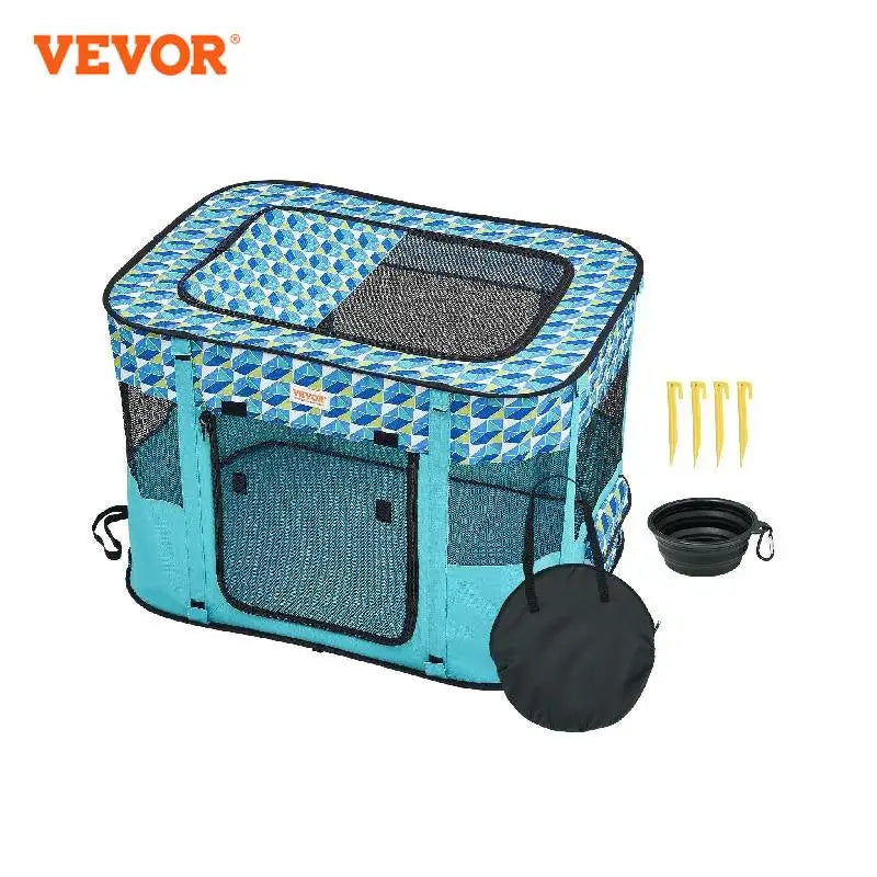 VEVOR Portable Foldable Pet Playpen for Dog and Cat  Indoor / Outdoor