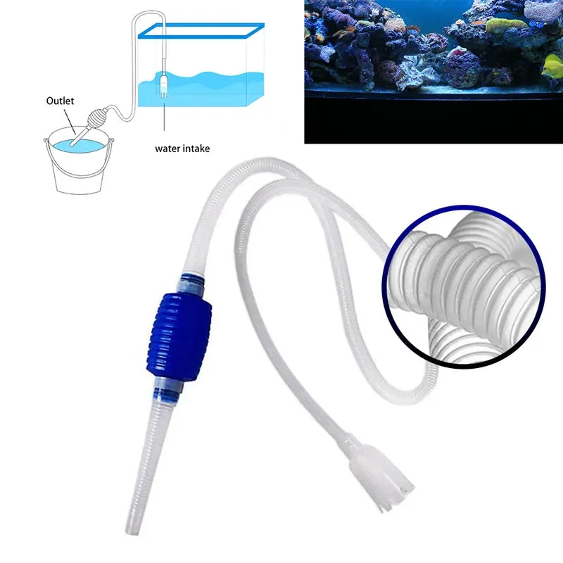 Hand Prime Fish Tank Siphon Water Pump