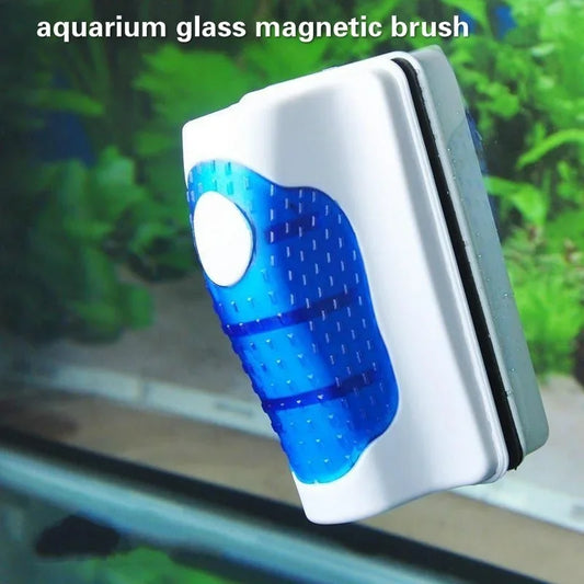 Fish Tank Glass Scraper Cleaner : Magnetic Floating Aquarium Glass Cleaning Tool