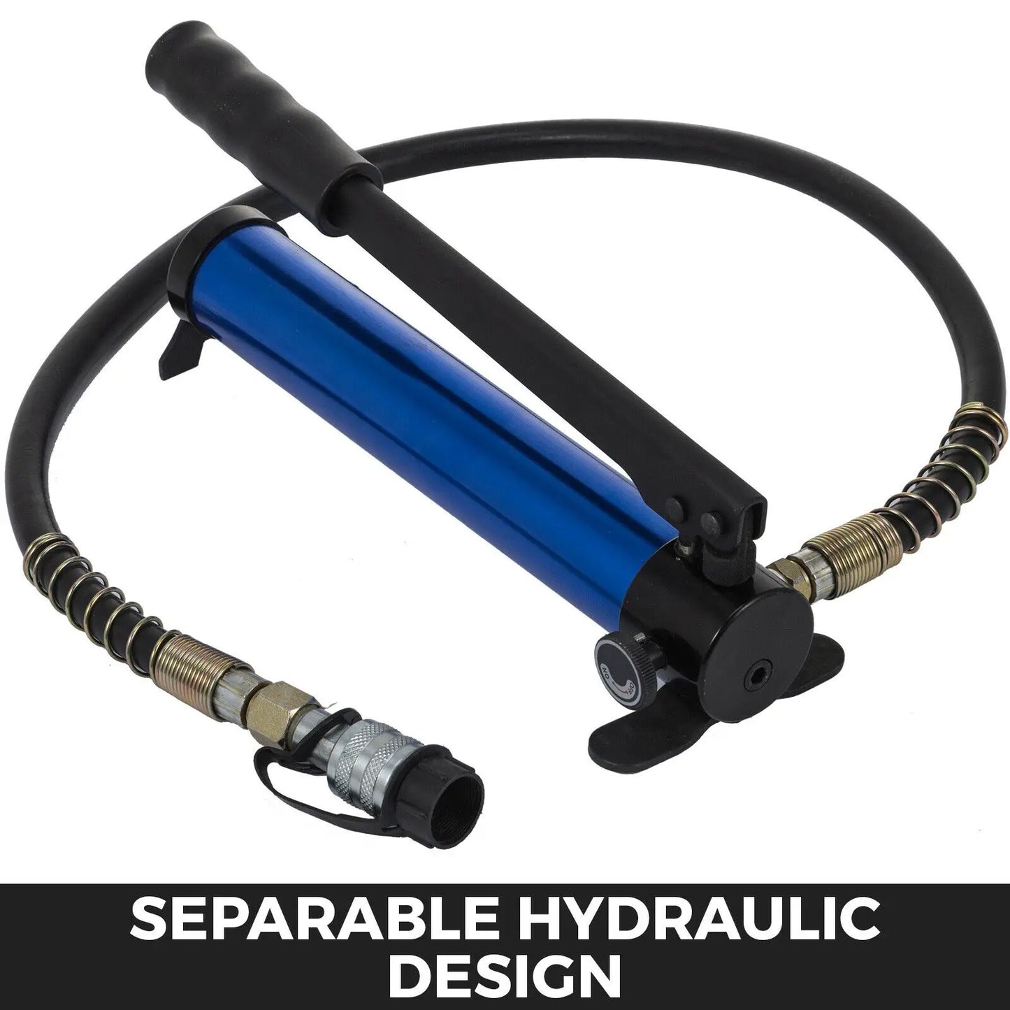 Hydraulic Hose Crimper: Model 71500 Separable Hydra-Krimp Head with Aluminum Pump, Handheld Air Conditioning & Hydraulic Hose Repair Crimping Tool Set. IDEAL FOR RESTRICTIVE SPACES.