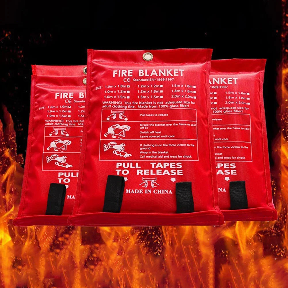 Emergency Fire Retardant Suppression Blanket.