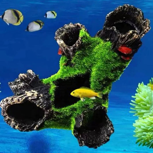 Rock Hiding Cave Aquarium Decoration Fish Tank Ornament