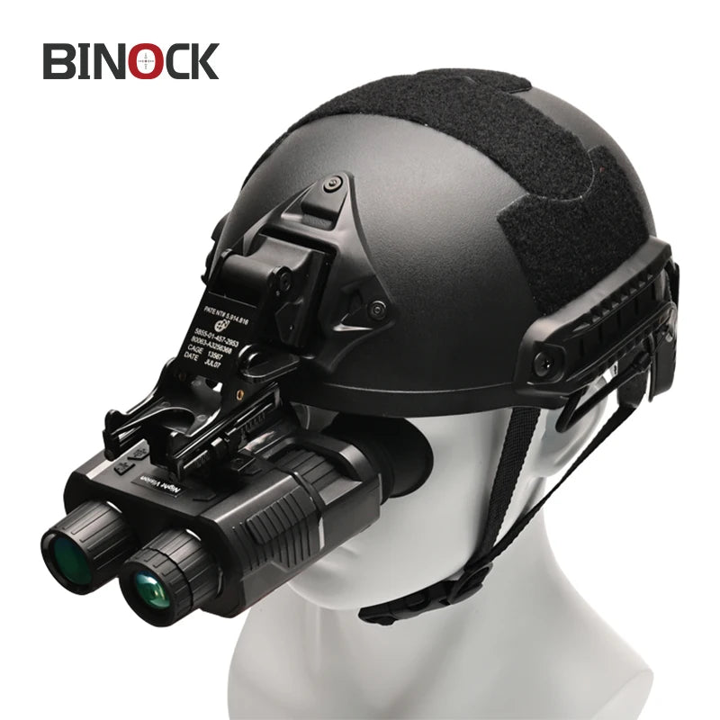 BINOCK infrared NV8000 : Gen2-3D,  tactical helmet night vision scope with helmet mount bracket, night vision device for hunting