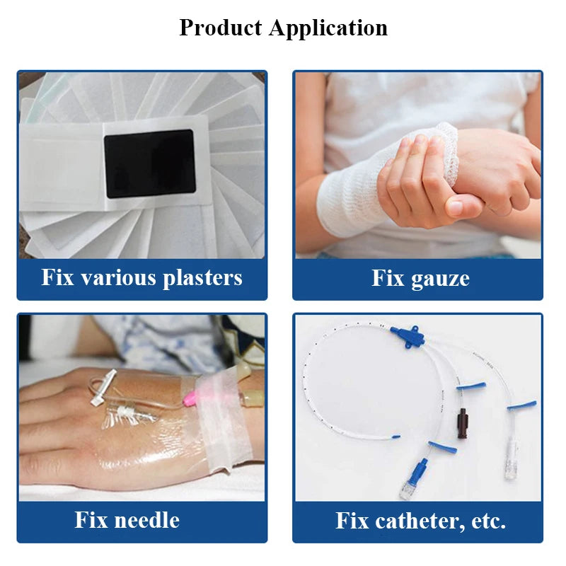 1 Roll Medical Adhesive Wound Dressing: Non-woven Tape Bandage, Breathable Gauze ,Needle Plaster Fixation, Surgical Tape Roll