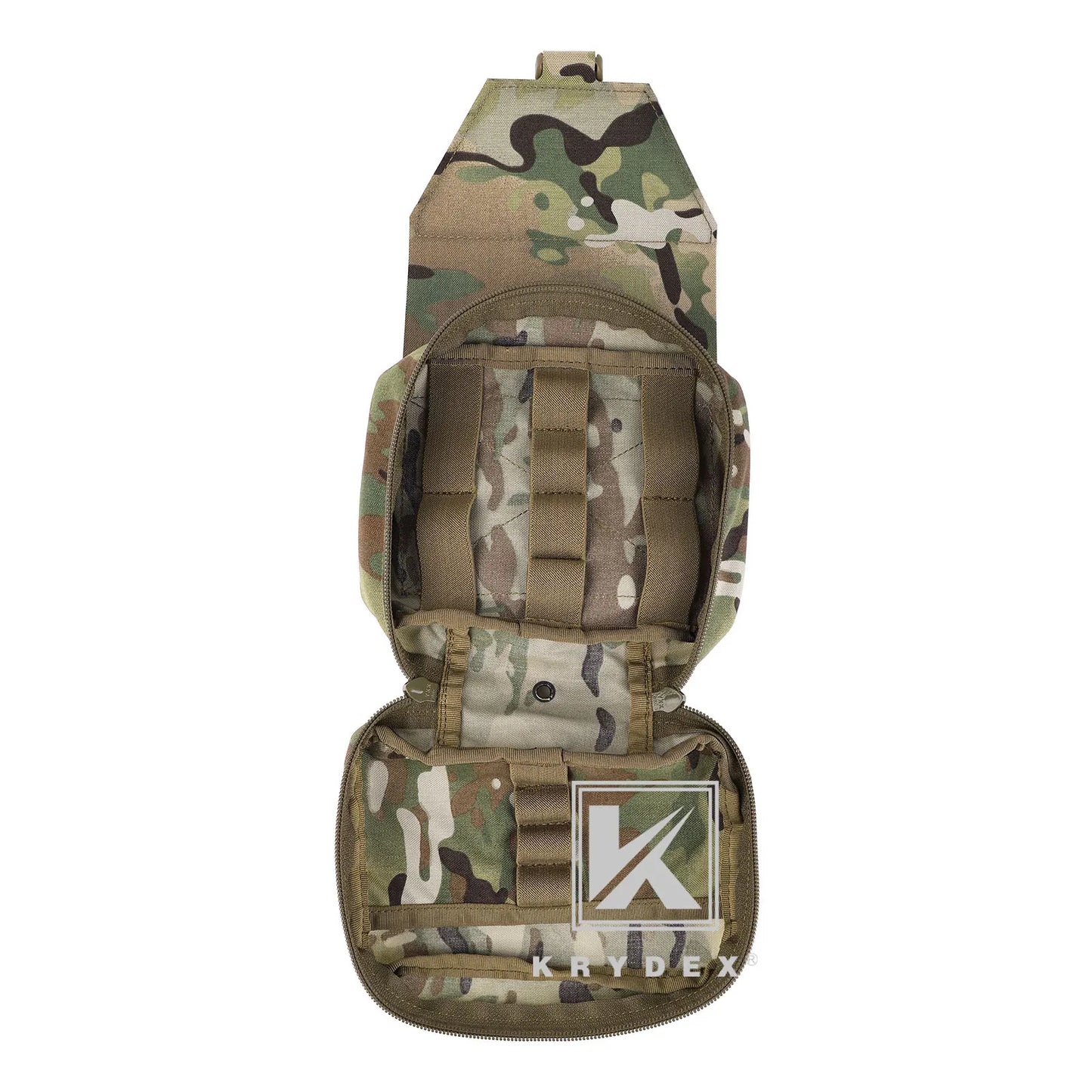 KRYDEX Tactical Rip Away Medical Pouch: Tear Off First Aid IFAK Pouch, MOLLE, EMT Holder, 4 Colors Outdoor Emergency Survival Bag