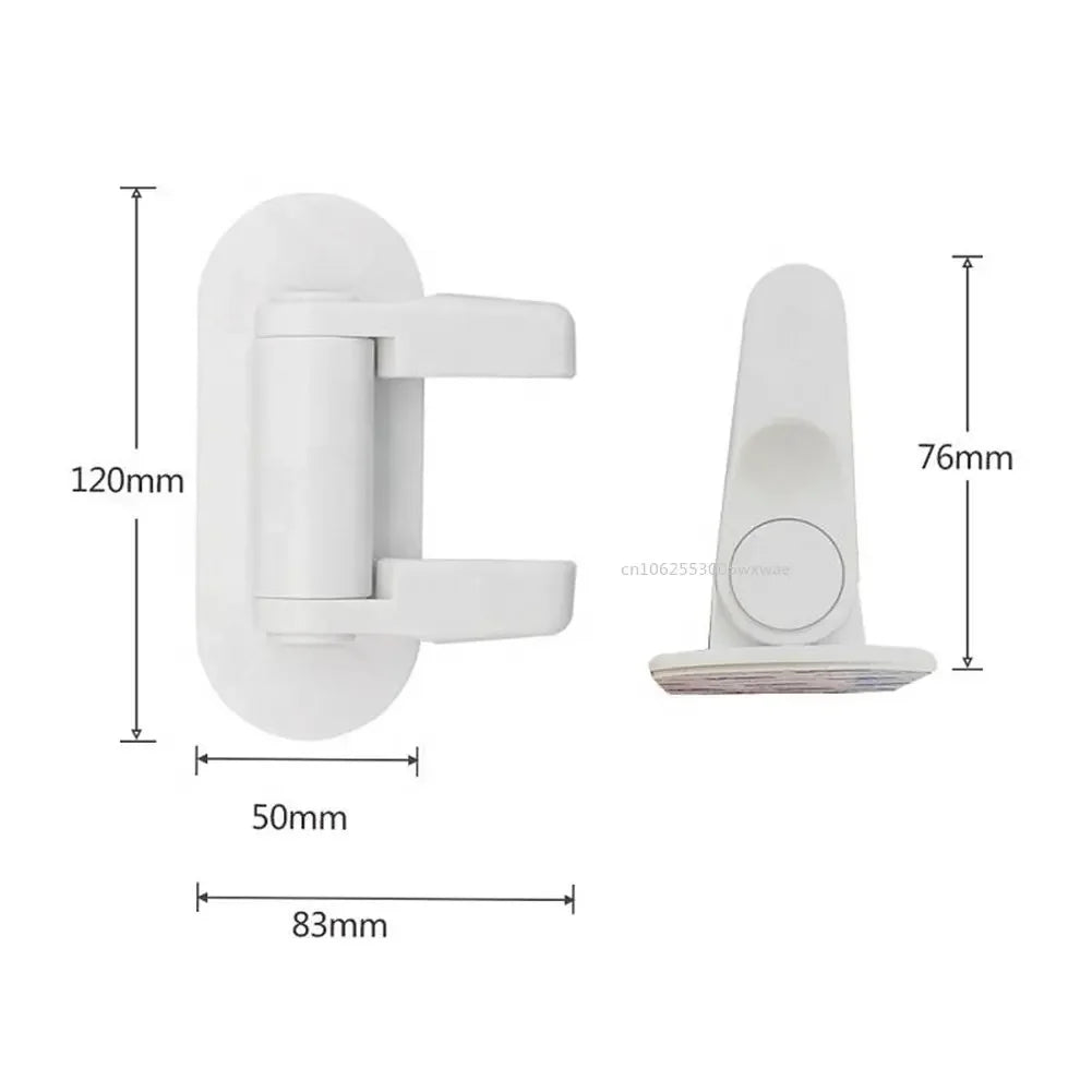 Universal Lever Set Child Safety Lock:  Rotation Proof ,Child Resistant Door Security Latch.