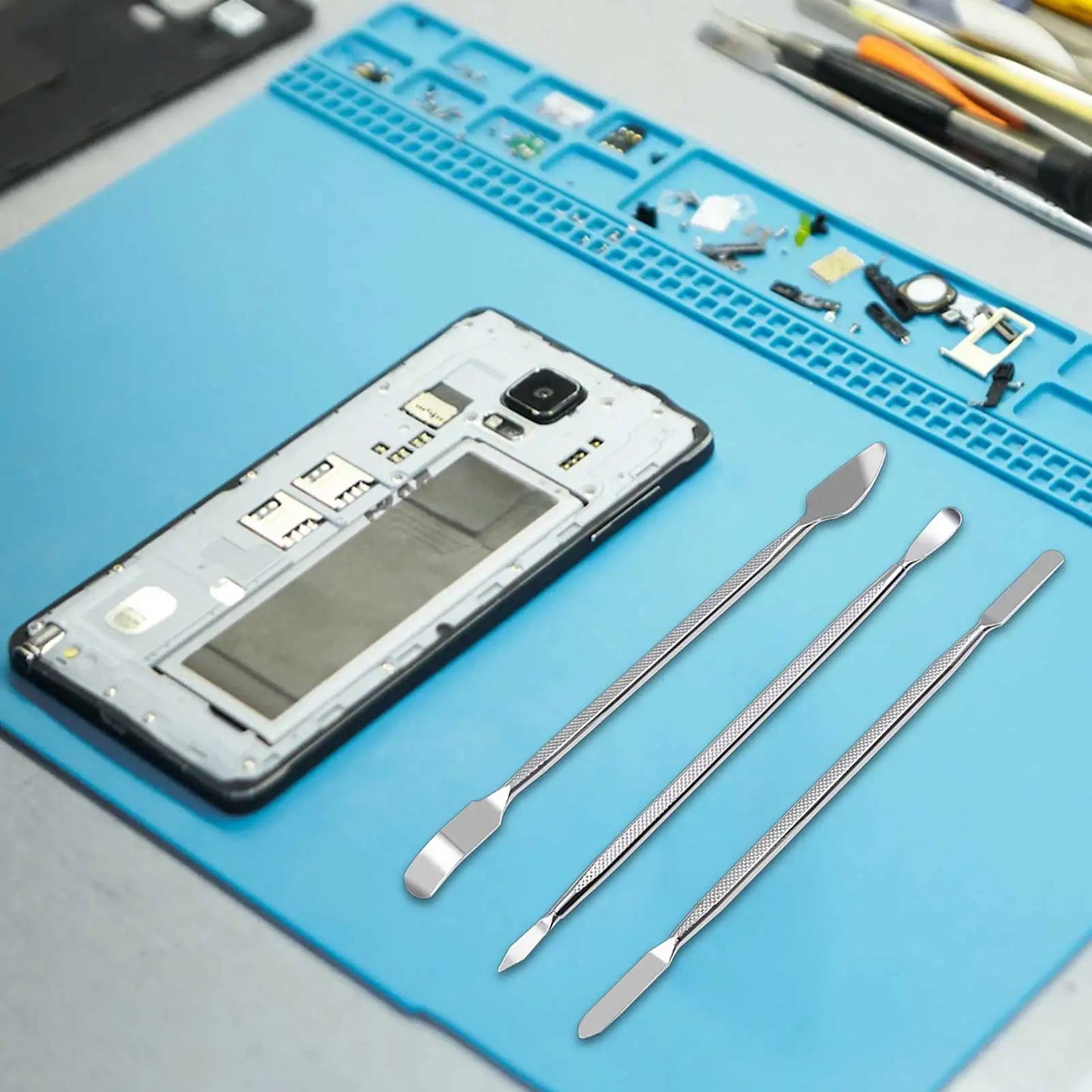 Professional Metal Pry Bar Set: 3pc Set Home Appliance Disassemble Tools  For Phone, Tablet,  LCD, Any Small Appliance or Device.