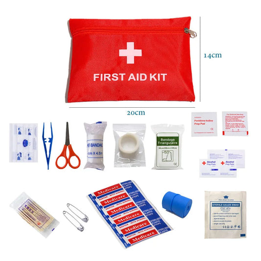 FIRST AID KIT: 40/50/80 pcs, Full Kits Portable Mini Outdoor, Waterproof, First Aid Kit For Emergency Medical Treatment, forCar, Travel, Hiking, Camping